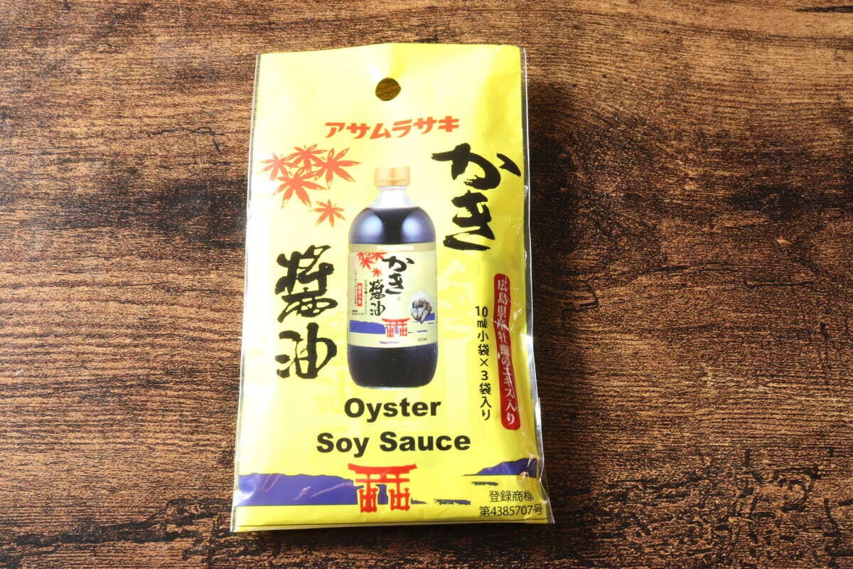 ダイソー　アサムラサキ　かき醤油