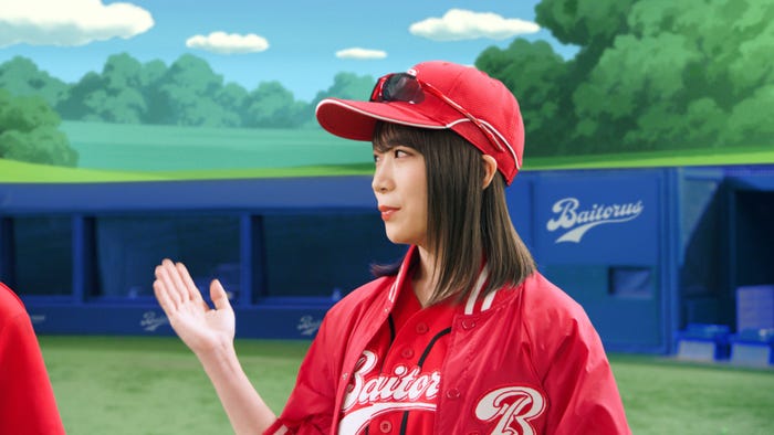 秋元真夏/「バイトル」新TVCM(提供写真)