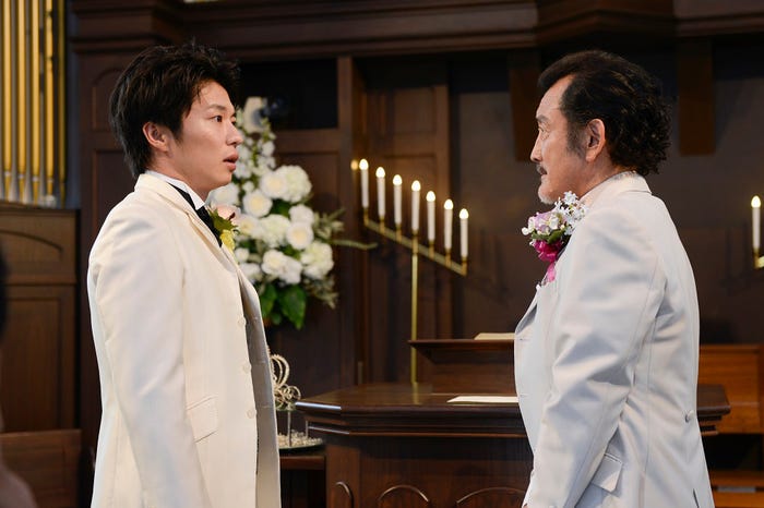 吉田鋼太郎、田中圭/「おっさんずラブ」最終話より(C)テレビ朝日