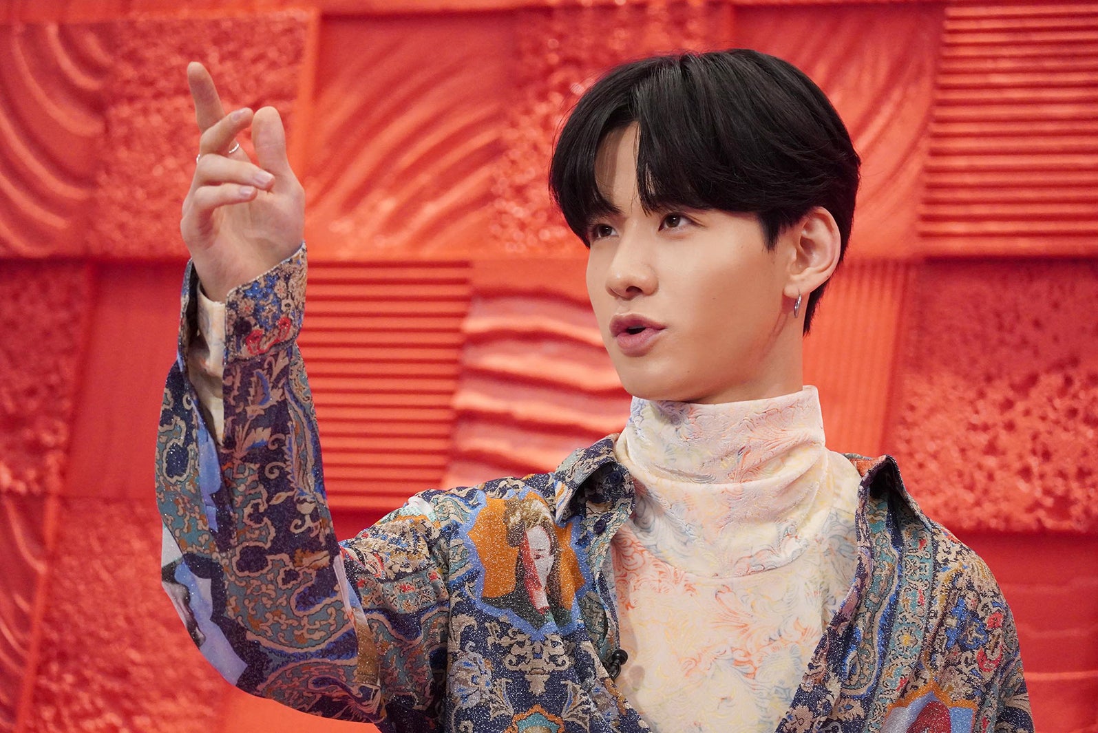 佐藤景瑚／本番収録中（C）フジテレビ