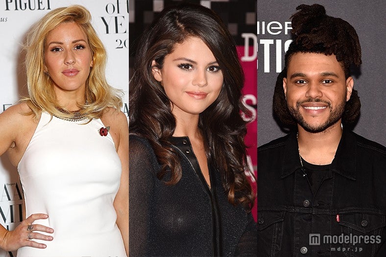 エリー・ゴールディング、セレーナ・ゴメス、ザ・ウィークエンド／photo：GettyImages