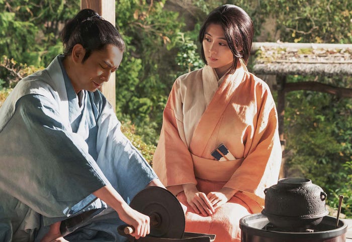 松本潤、有村架純「どうする家康」第15話(C)NHK