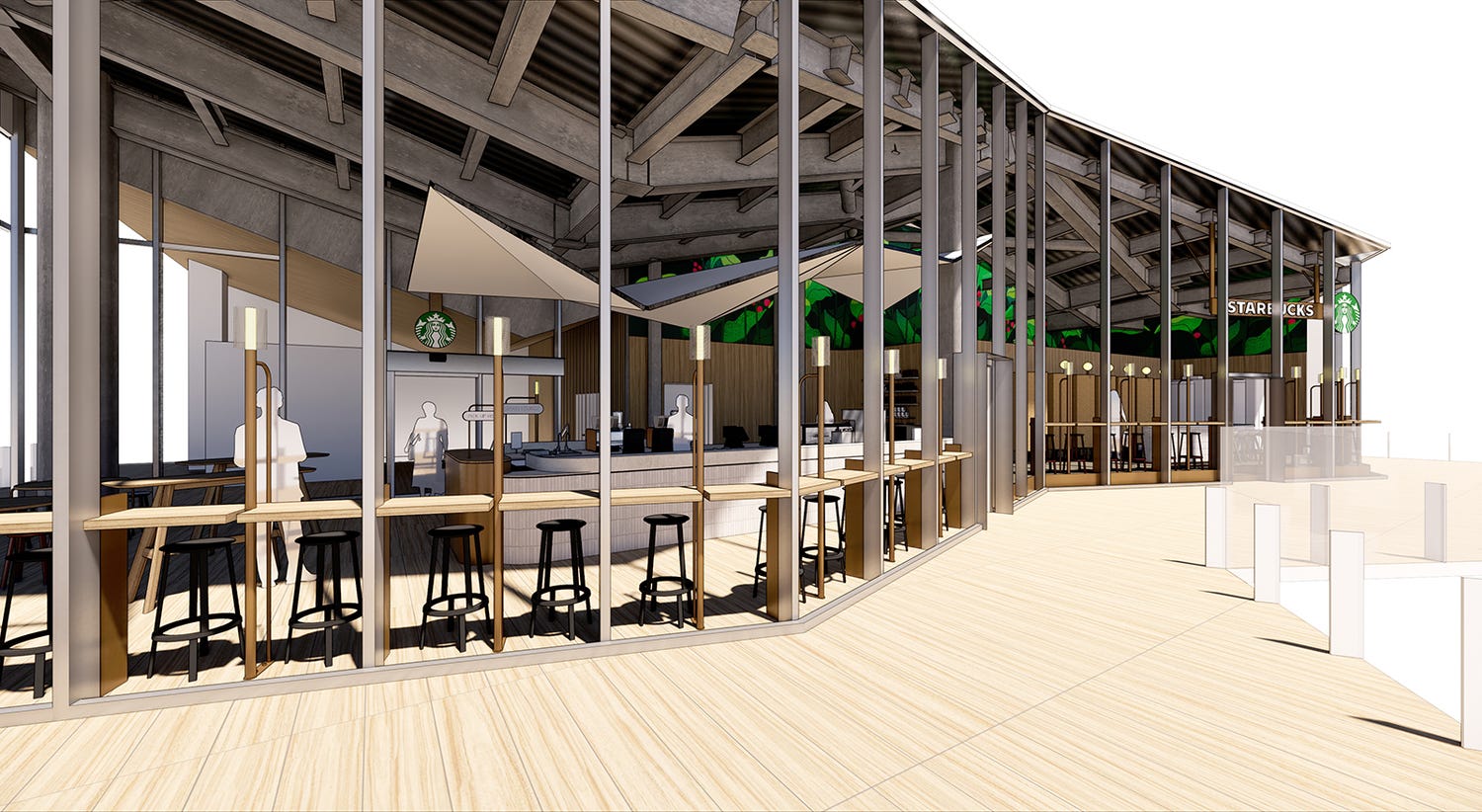 スタバ「高輪ゲートウェイ駅」に出店 半個室&wi-fi完備でビジネス利用に特化