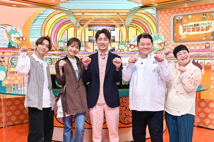 EXILE NAOTO、川口春奈、小泉孝太郎、小杉竜一、近藤春菜(C)TBS