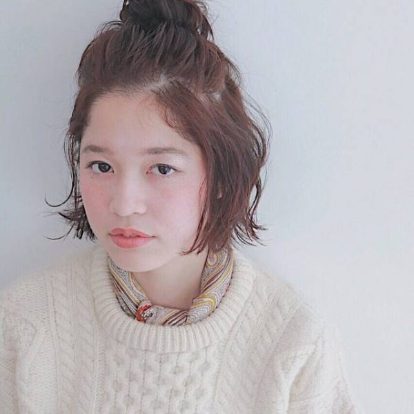 前髪なし ボブ 毎日試したい簡単ヘアアレンジ集 忙しい大人女性にもおすすめ モデルプレス