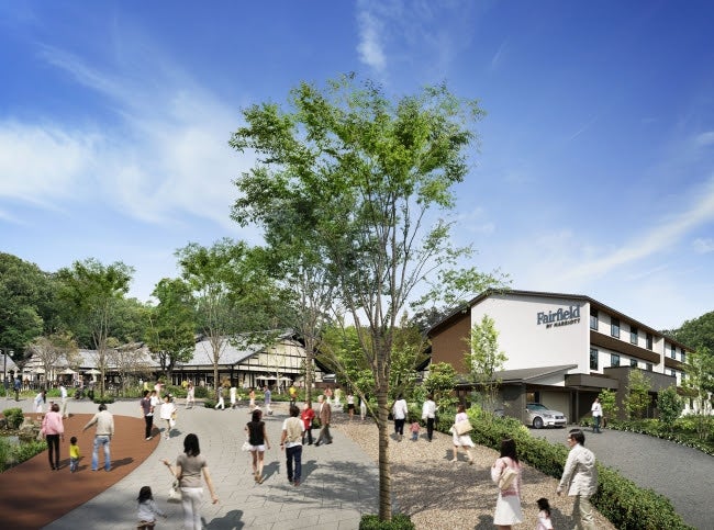 ホテル完成イメージ／画像提供：マリオット・インターナショナル