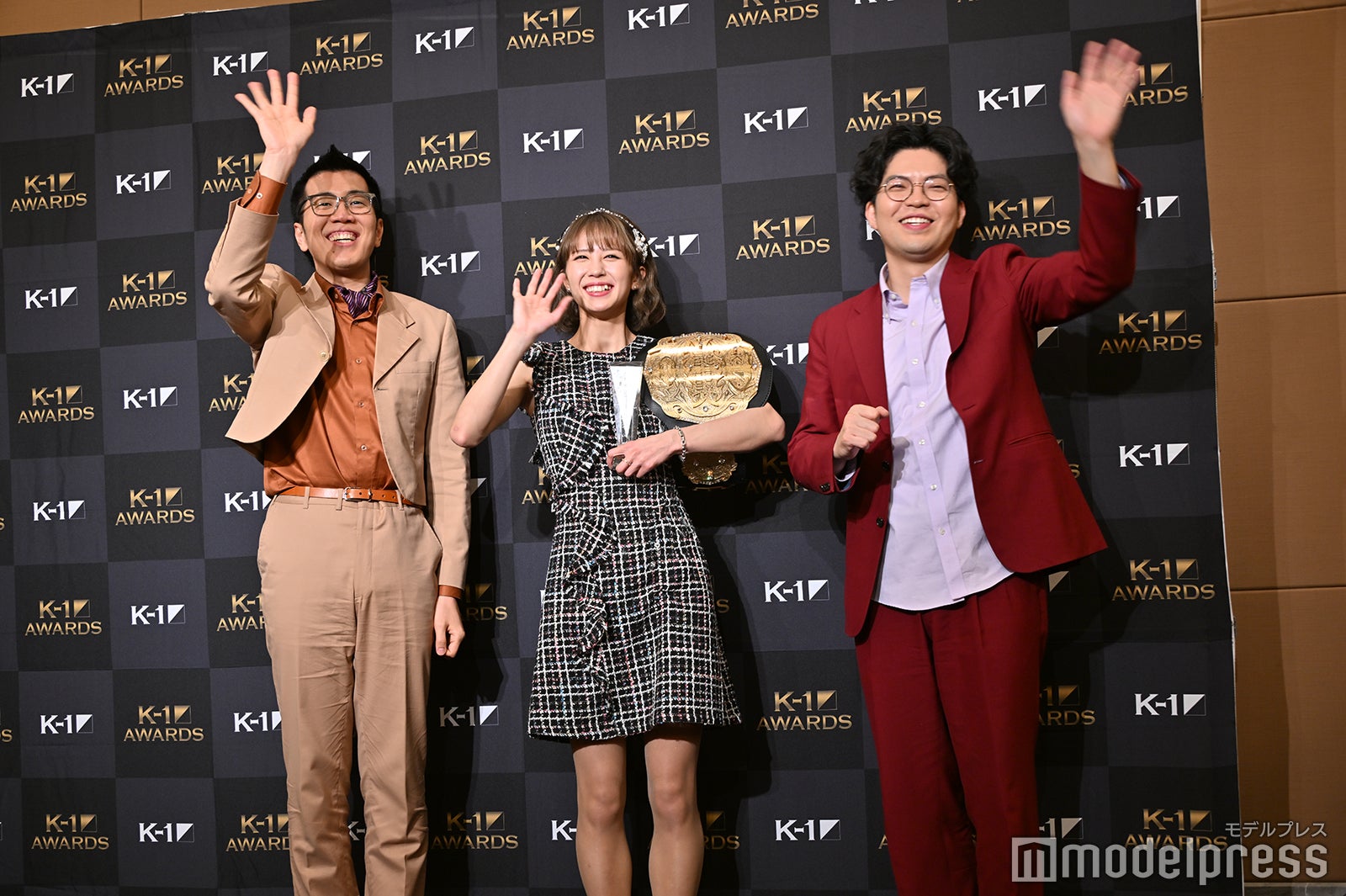 楢原真樹、菅原美優選手、出井隼之介（C）モデルプレス