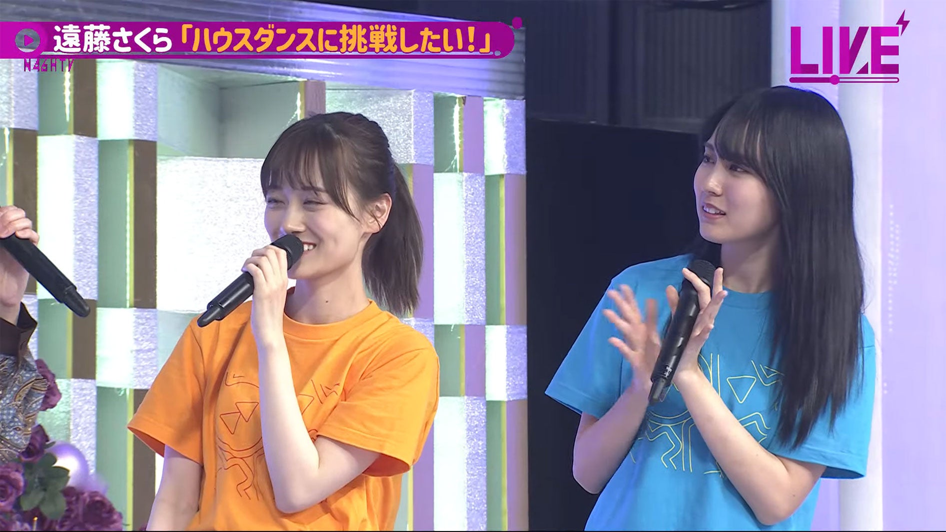 山下美月、賀喜遥香／乃木坂46YouTubeチャンネル「乃木坂配信中」乃木坂46時間TVより