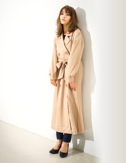 マキシトレンチコート「Re:EDIT by GALSTAR」4,998円（税込）／画像提供：Re:EDIT by GALSTAR