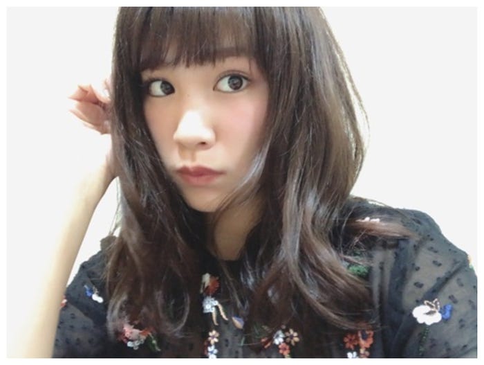 巻いても可愛い/久松郁実オフィシャルブログ(Ameba)より