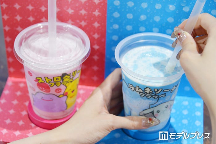 ストロベリーフラッペ、ラムネソーダフラッペ(C)モデルプレス