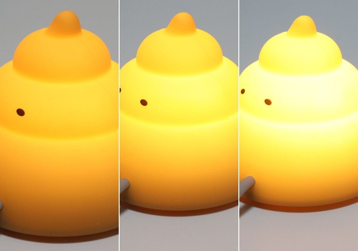 ダイソーのセンサーライト（うんち）の比較