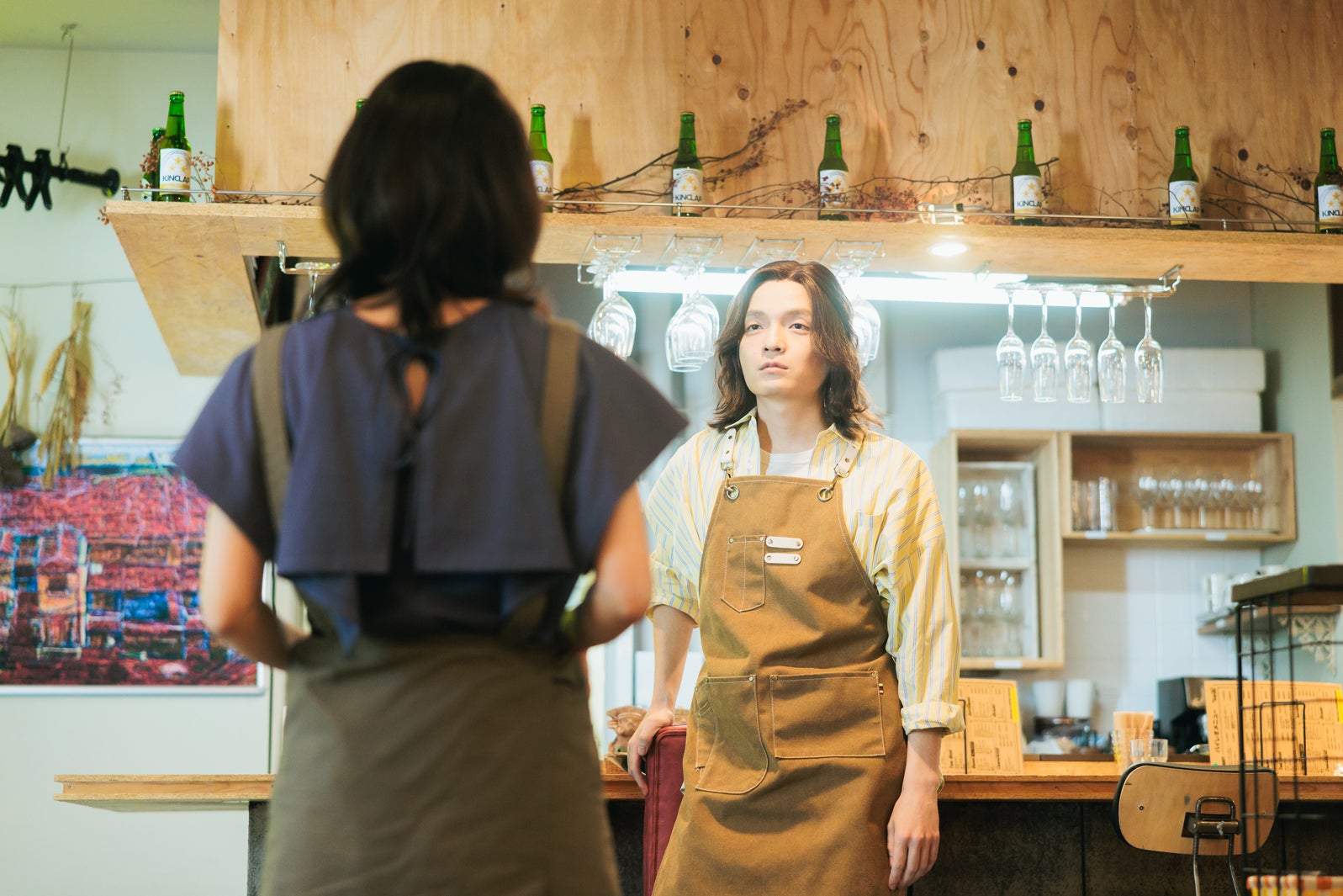 藤原さくら、岡山天音「こっち向いてよ向井くん」最終話より（C）日本テレビ