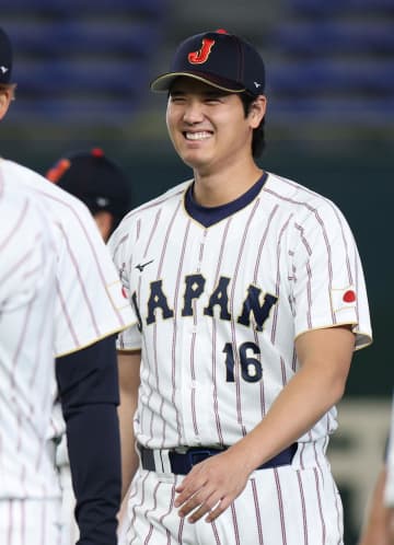 大谷翔平 お茶の絵文字で一致団結象徴 台湾戦を前にインスタに集合写真アップ 前日会見では「素晴らしいコミュニケーションが取れている」