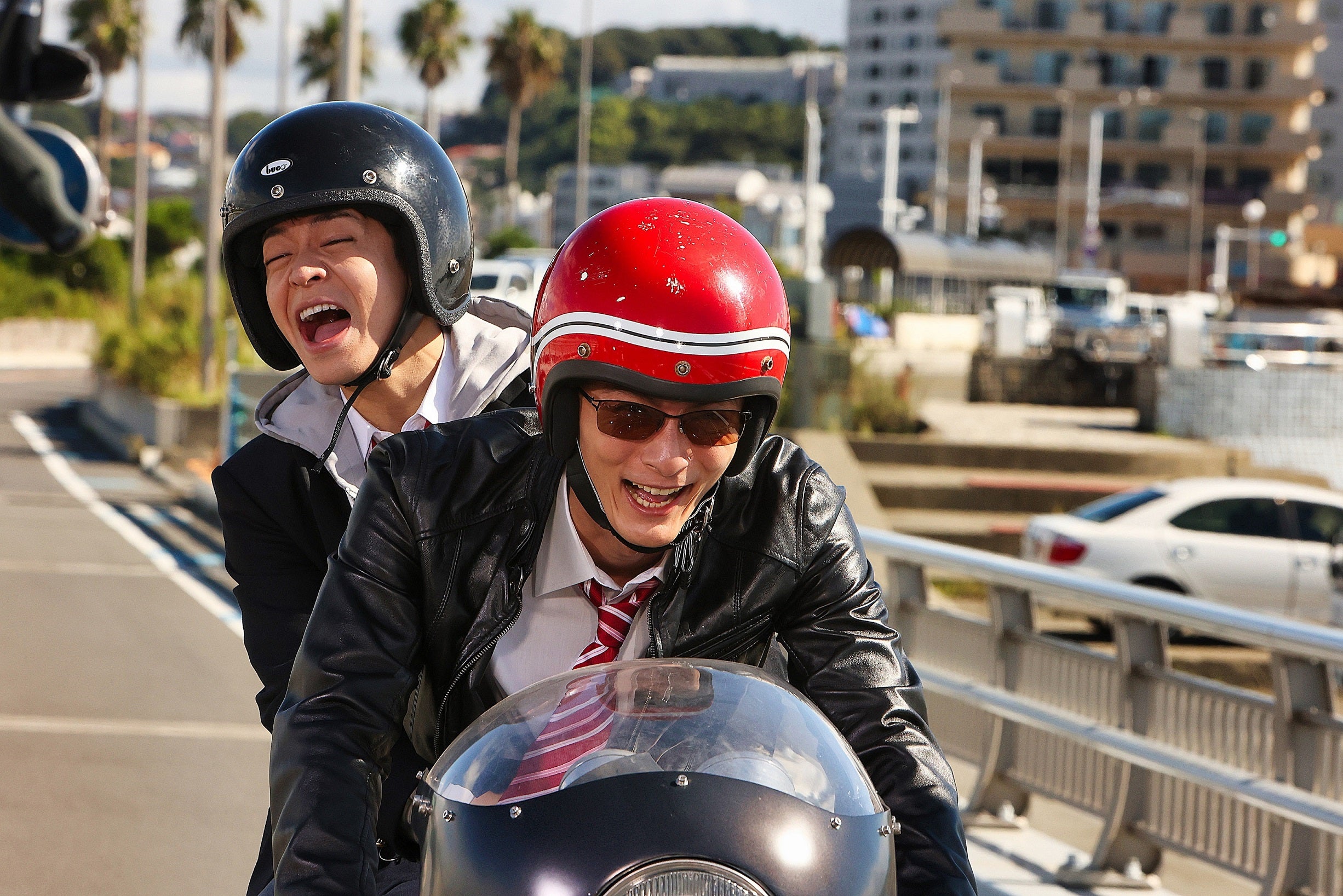 岸優太、高良健吾とツーリングではしゃぐ「Gメン」師弟愛詰まった場面写真＆連続キャラクターPV第8弾公開