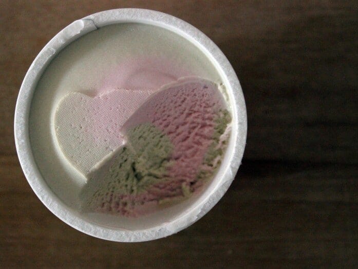 ジェラートではなくアイスクリームなので、ミルク感もしっかりと感じられます