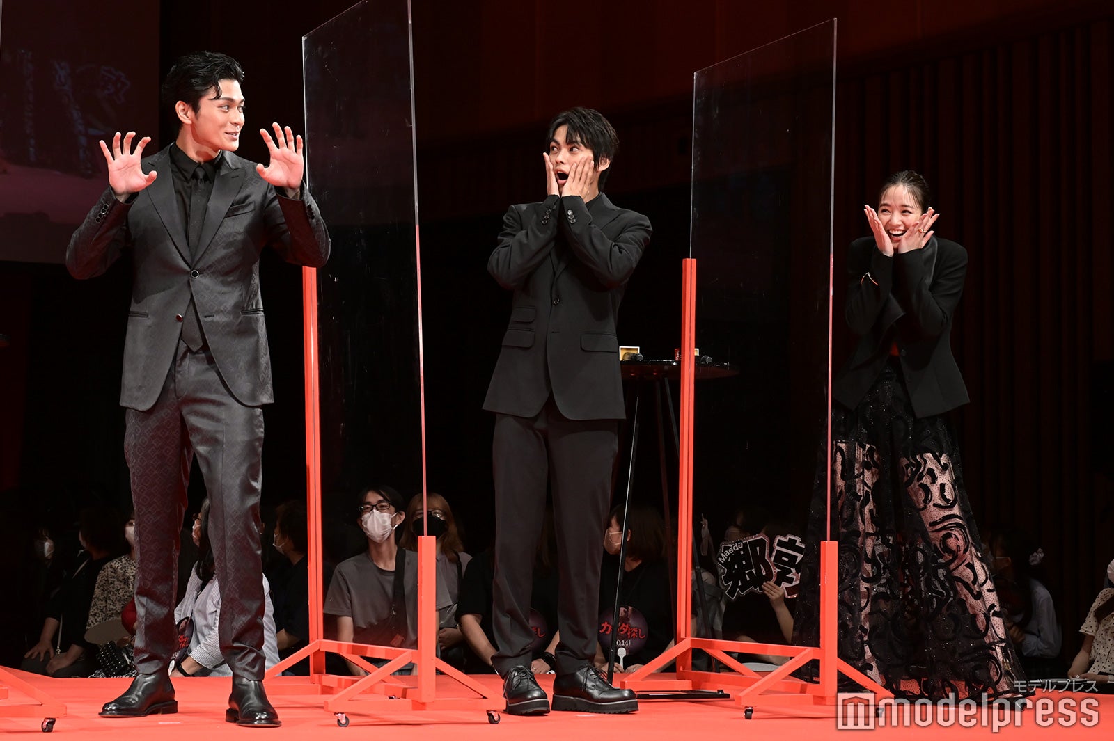 眞栄田郷敦、神尾楓珠、横田真悠（C）モデルプレス