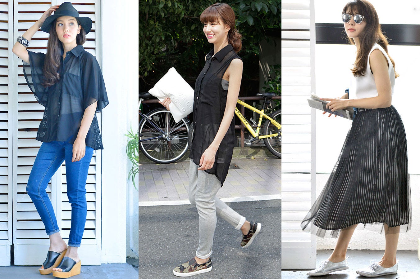 やっぱり黒が好き！“透けブラック”でクールかつ女性らしさもアピール