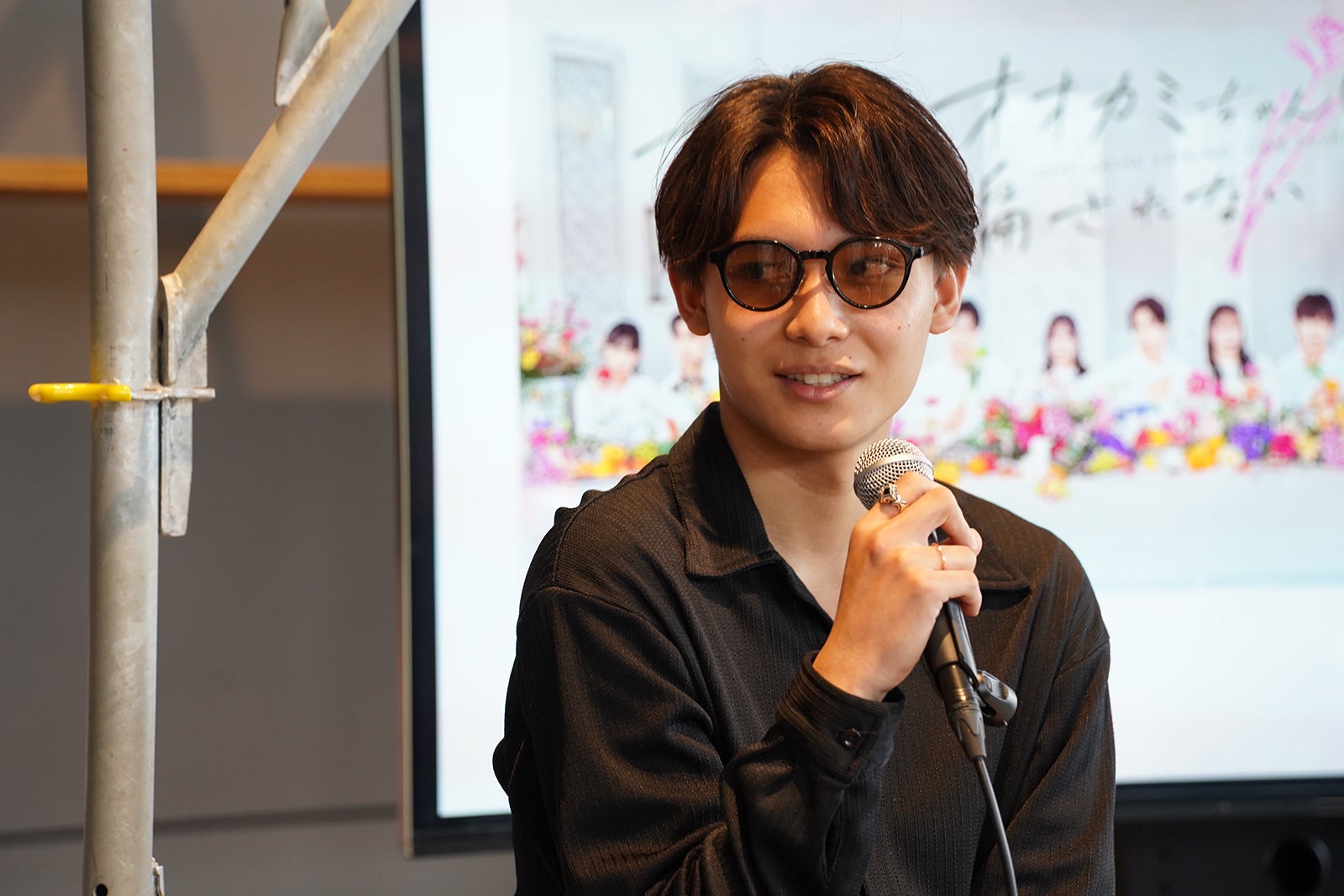 中村榛「花束とオオカミちゃんには騙されない」第1話先行試写会（C）AbemaTV, Inc.