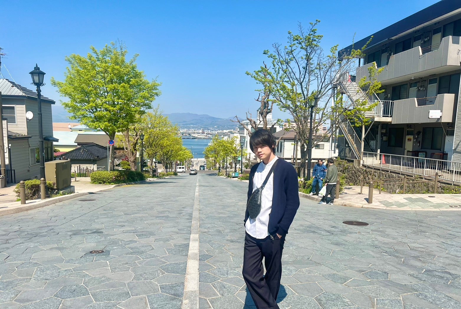 矢島尚也「劇場版『名探偵コナン』の舞台函館・桜の名所弘前を観光！！」（提供写真）