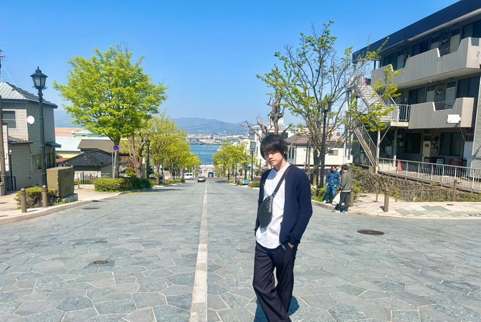 矢島尚也「劇場版『名探偵コナン』の舞台函館・桜の名所弘前を観光!!」(提供写真)