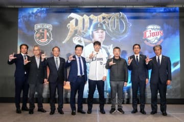 西武加入の「ハーフの王子」が台湾で入団会見 林安可外野手「いち早くチームの力になり、優勝と日本一に貢献」と抱負