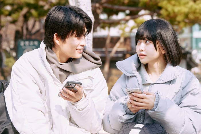 柊太朗、ちせ「花束とオオカミちゃんには騙されない」第4話(C)AbemaTV, Inc.