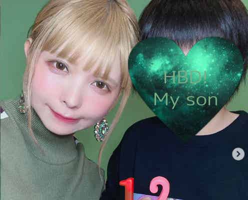 益若つばさ、息子12歳のバースデー報告で驚きの声続出「ママとは思えない美しさ」「そんなに大きくなったのか」
