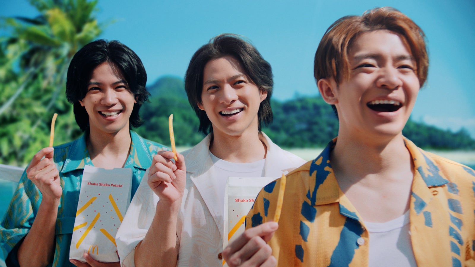 Number_i「めっちゃハワイやんバーガーズ篇」（提供写真）