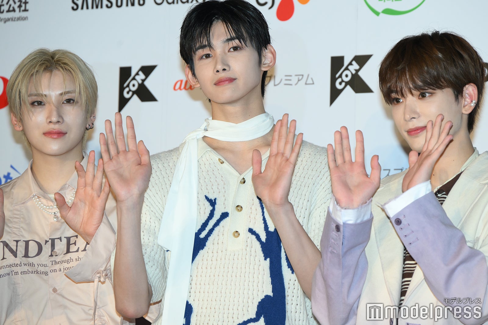 YUMA、JO、HARUA／&TEAM（C）モデルプレス