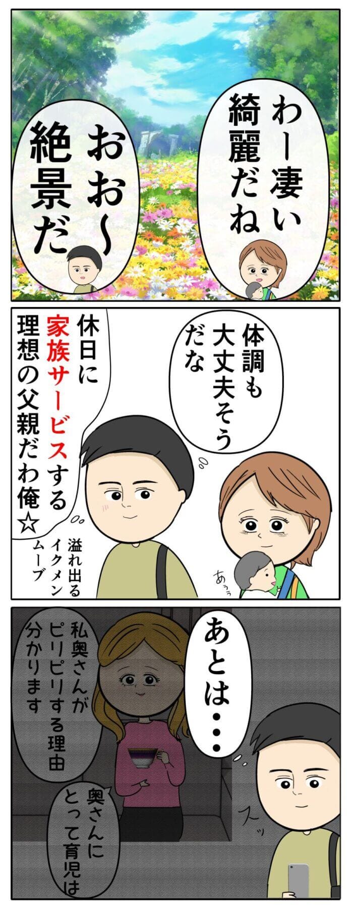 体調不良のそばで
