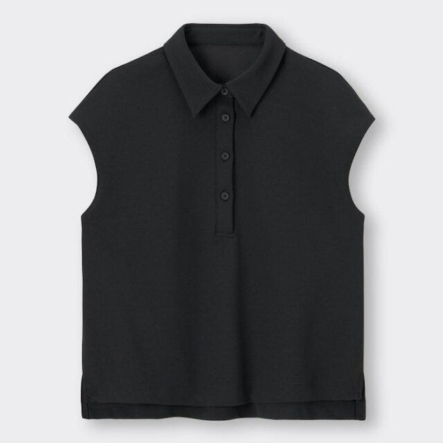 GU　トップス　シャツ　フレンチ　上品