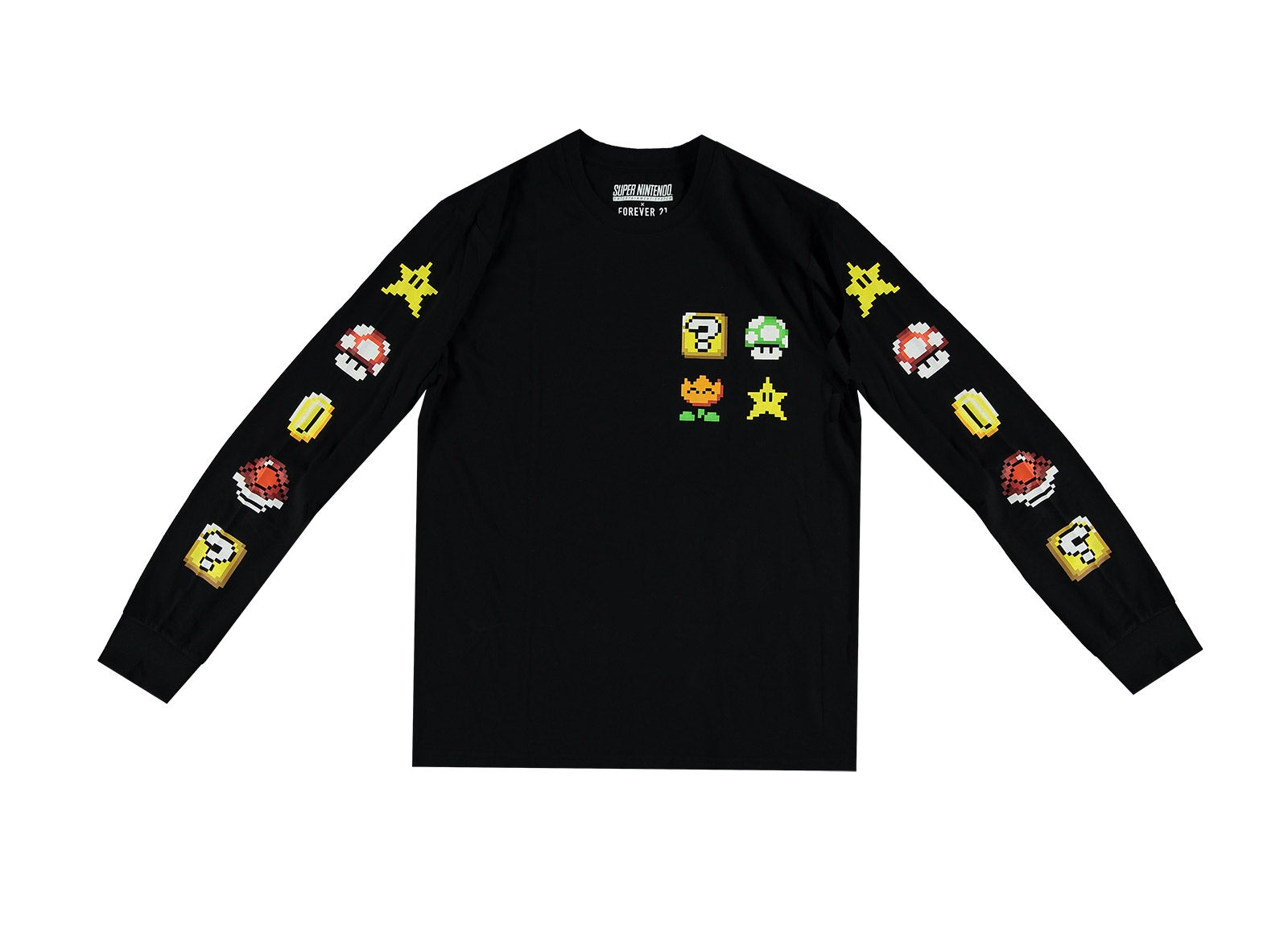 [MEN]マリオワールドグラフィックTシャツ（C）1990 Nintendo（C）1991 Nintendo（C）1992 Nintendo（C）1994 Nintendo-SUPER FAMICON is a trademark of Nintendo. 