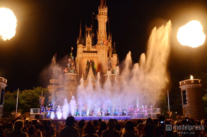 夜は炎と水の競演でびしょ濡れになる(TDL/爽涼鼓舞“THE FINAL”)