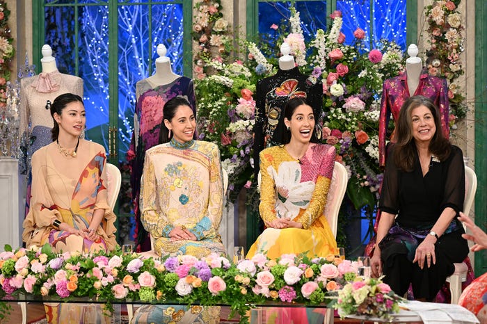 (左から)森星、森雪、森泉、森パメラさん(C)テレビ朝日