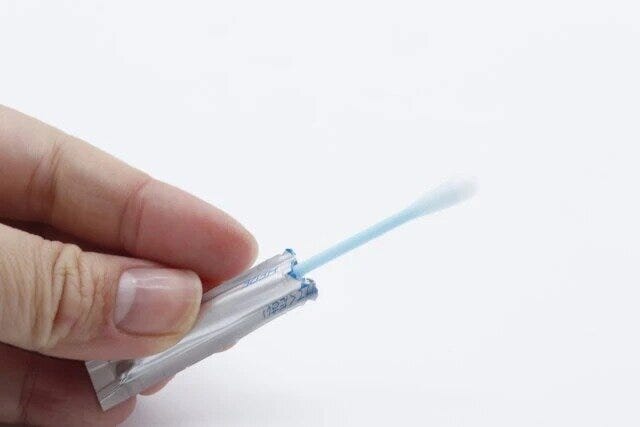 ダイソー　はみがき用綿棒　ふきふきコットン