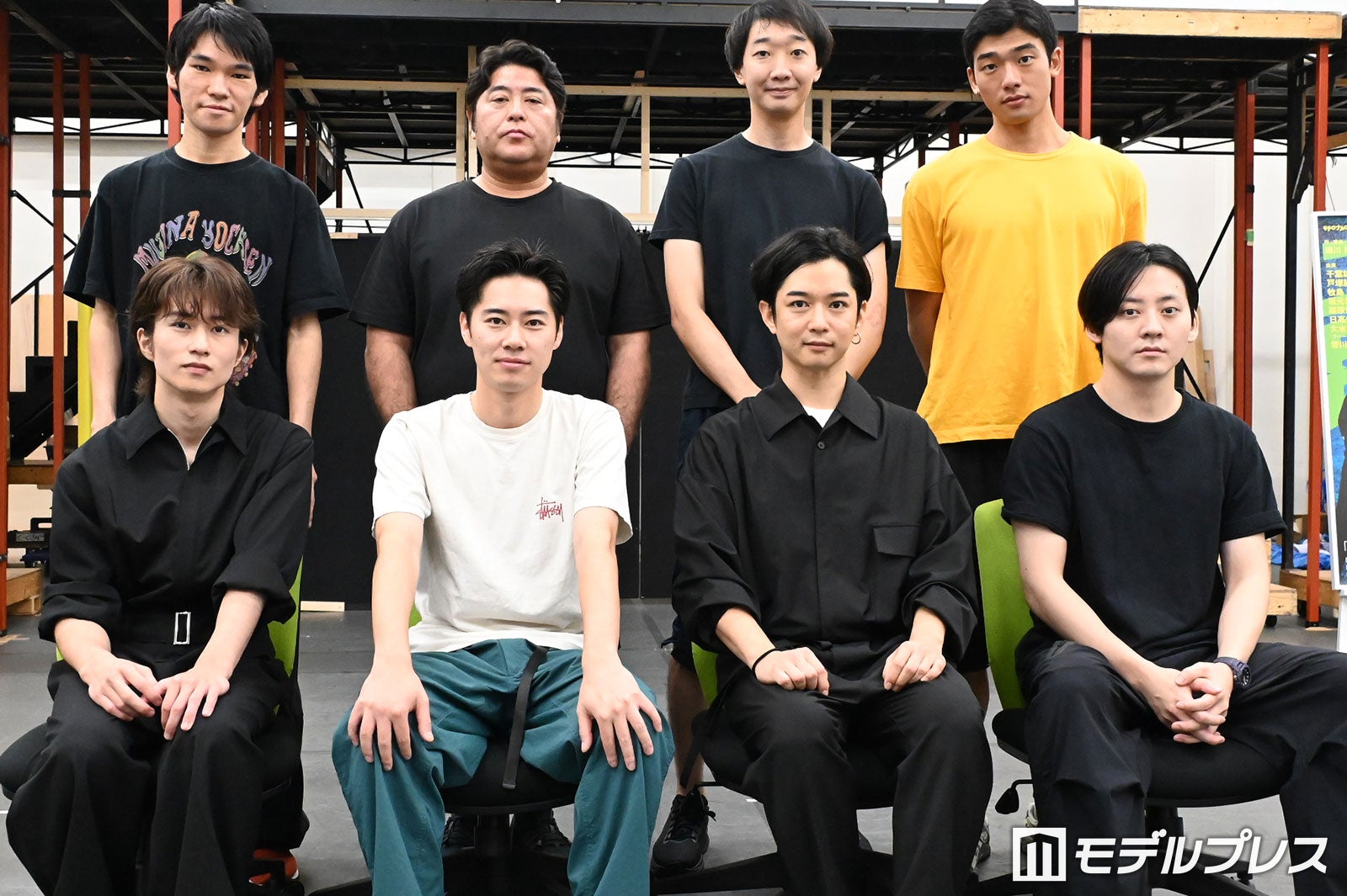 （上段左から）篠原悠伸、皆川猿時、大水洋介（ラバーガール）、日高由起刀、牧島輝、千葉雄大、戸塚純貴、坂元愛登（C）モデルプレス