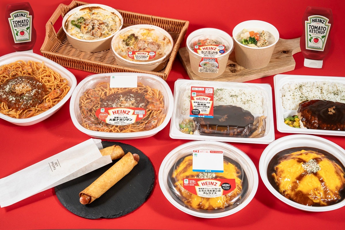 【ファミマ×ハインツ】累計220万食突破の人気コラボ第2弾、大盛ナポリタンから濃厚グラタンまで全6種