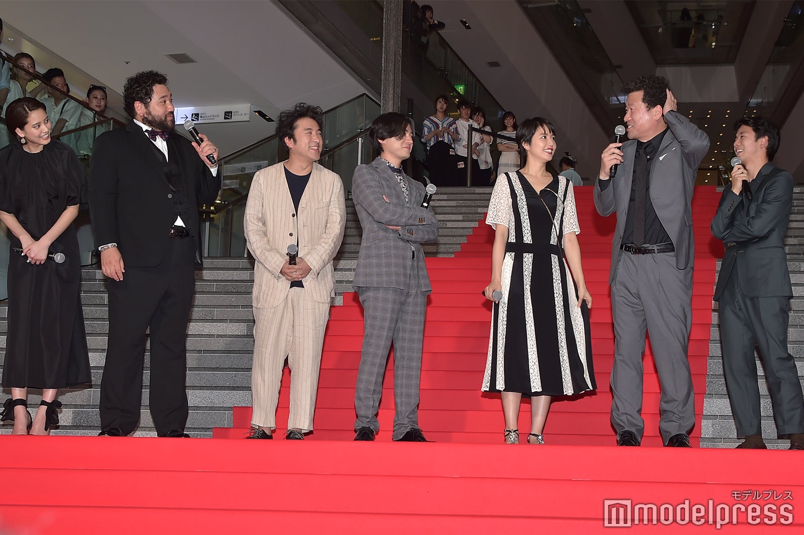 山崎紘菜、勝矢、ムロツヨシ、山田孝之、長澤まさみ、佐藤二朗、太賀 （C）モデルプレス