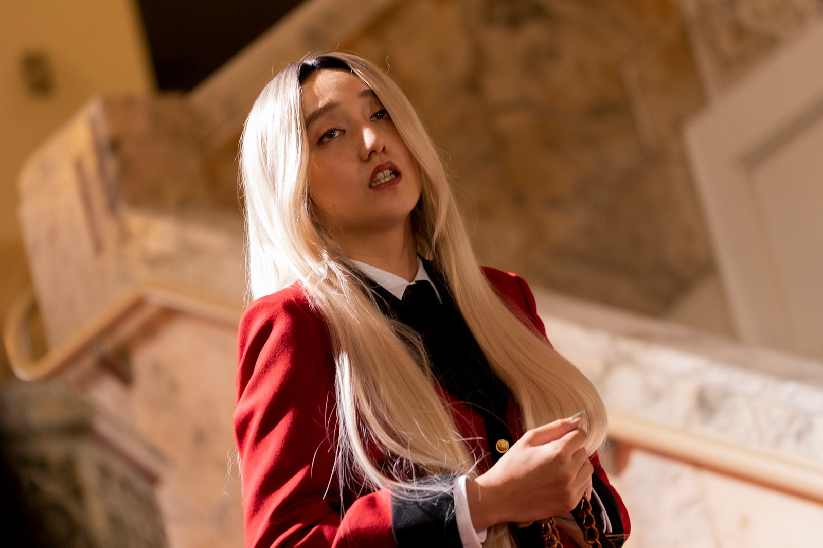 長井短（C）河本ほむら・尚村透・斎木桂／SQUARE ENIX（C）2021 ドラマ「賭ケグルイ双」製作委員会