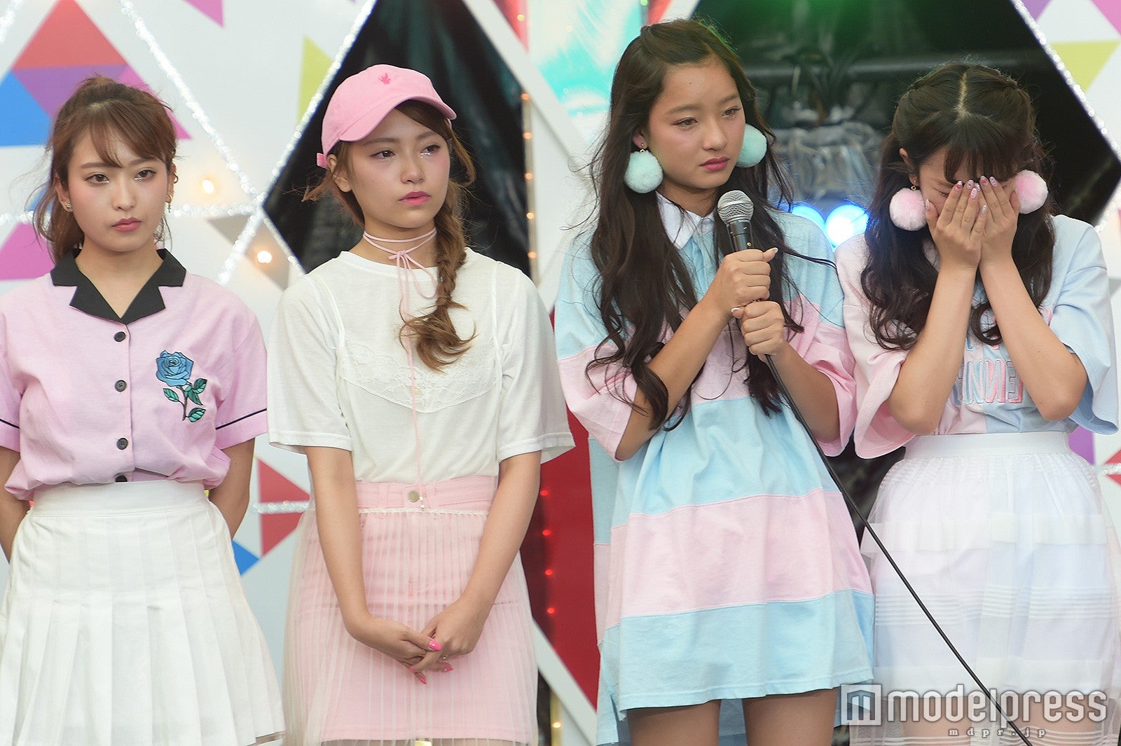 あいみぃ、りなち、ほのちぃ、めいめろ（C）モデルプレス