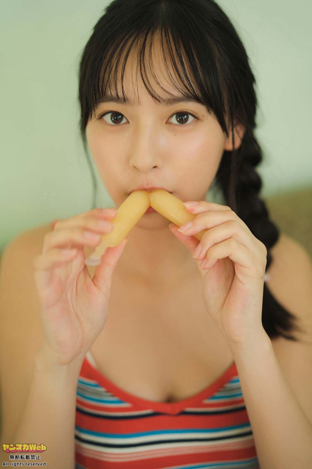 大槻りこ（C）カノウリョウマ／ヤンマガWeb