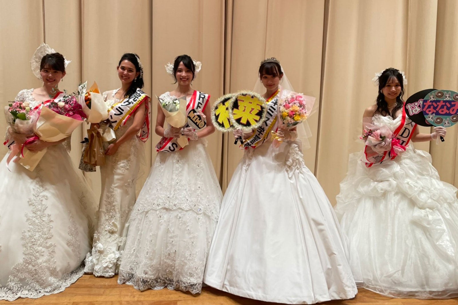 「ミス学習院コンテスト」ファイナリスト（提供写真）