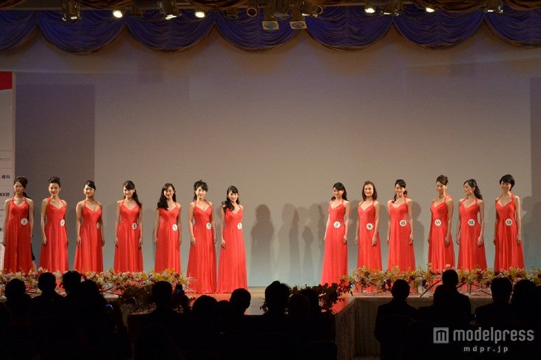 「2014ミス日本」の様子