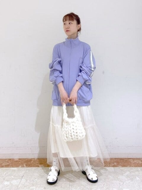 トラックジャケット　コーデ