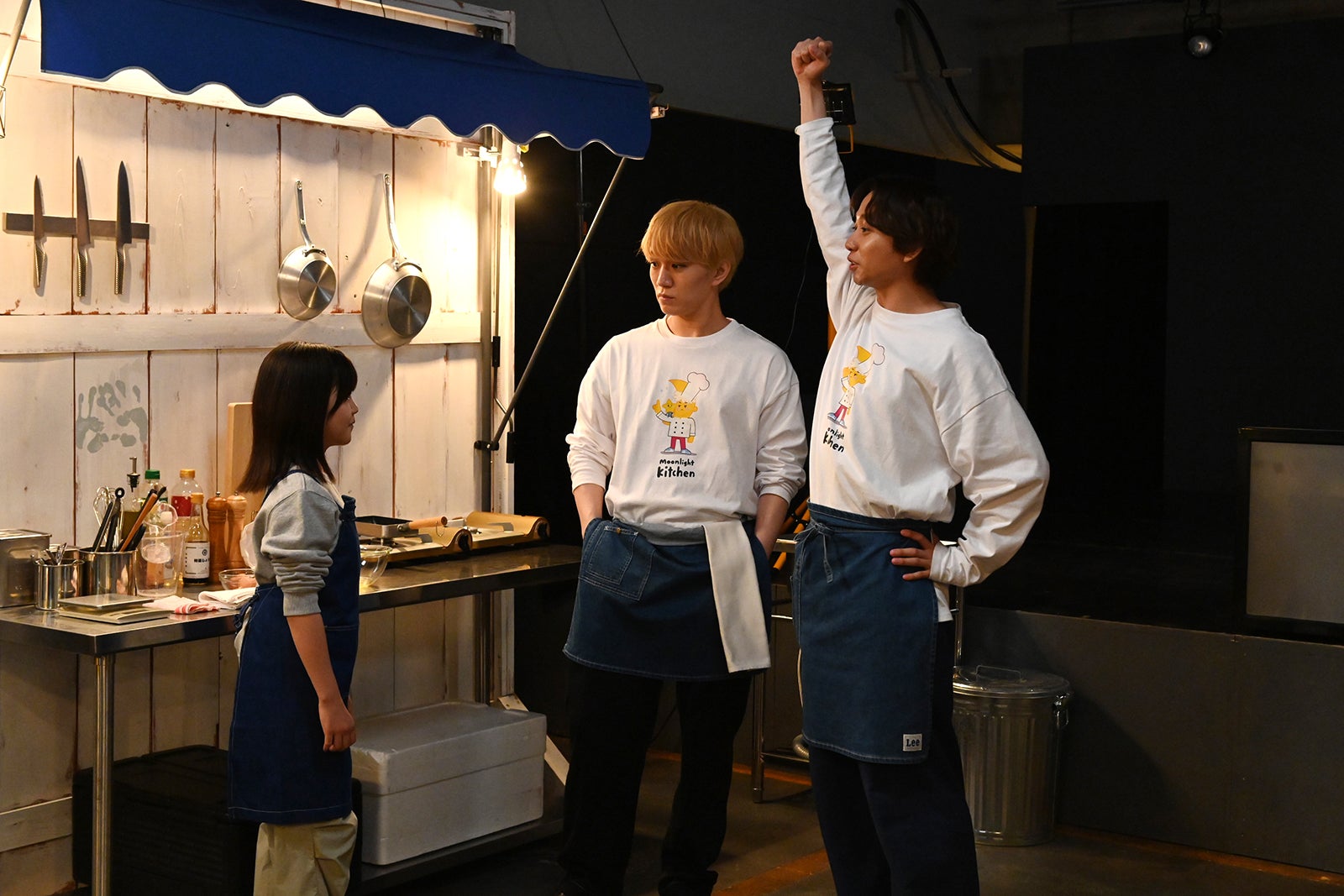 永瀬ゆずな、神山智洋、中村海人「ミッドナイト屋台2～ル・モンドゥ～」（C）東海テレビ