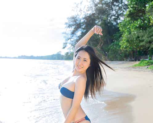 ミスFLASH2019“巨乳担当”阿南萌花、Fカップのグラマラスボディ披露「NGはありません!」