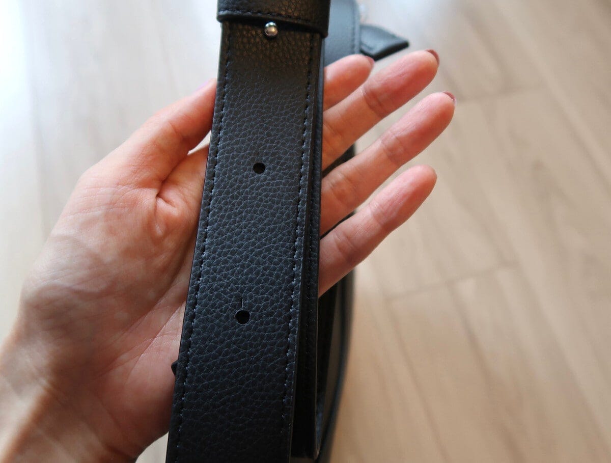 ショルダーベルトの幅が広めなので、安定感があり痛くない