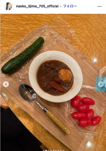 飯島直子Instagramより