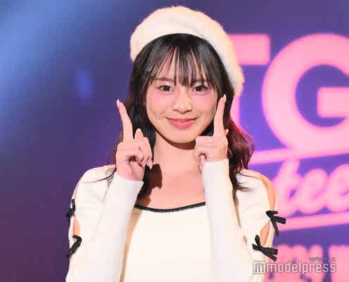 「今日好き」小國舞羽、トップスから美肩チラリ ニーハイブーツ×ミニ丈でガーリーな冬コーデ【TGC teen 2024 Winter】